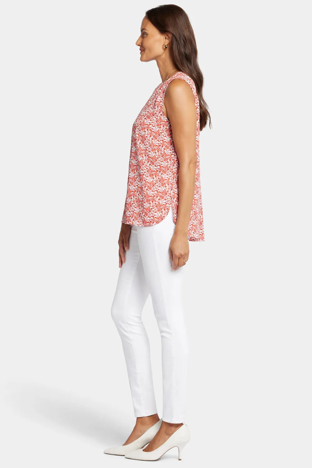 Sleeveless Pintuck Blouse  - Pollyanna sold by NYDJ product image thumbnail 3