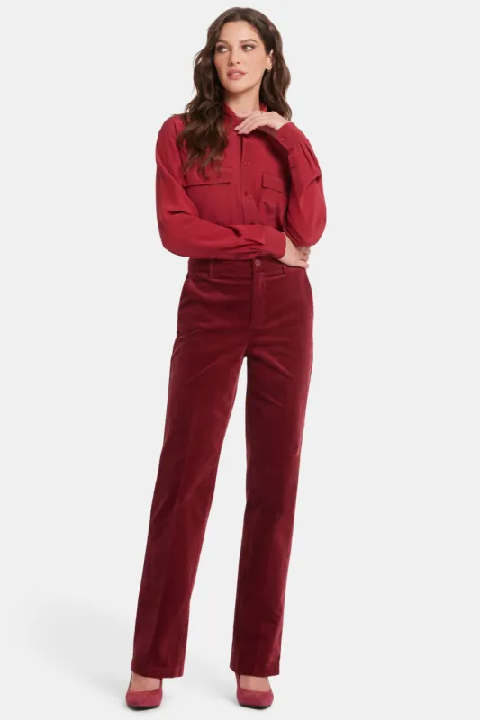 Straight Trouser Pants - Wild Currant sold by NYDJ