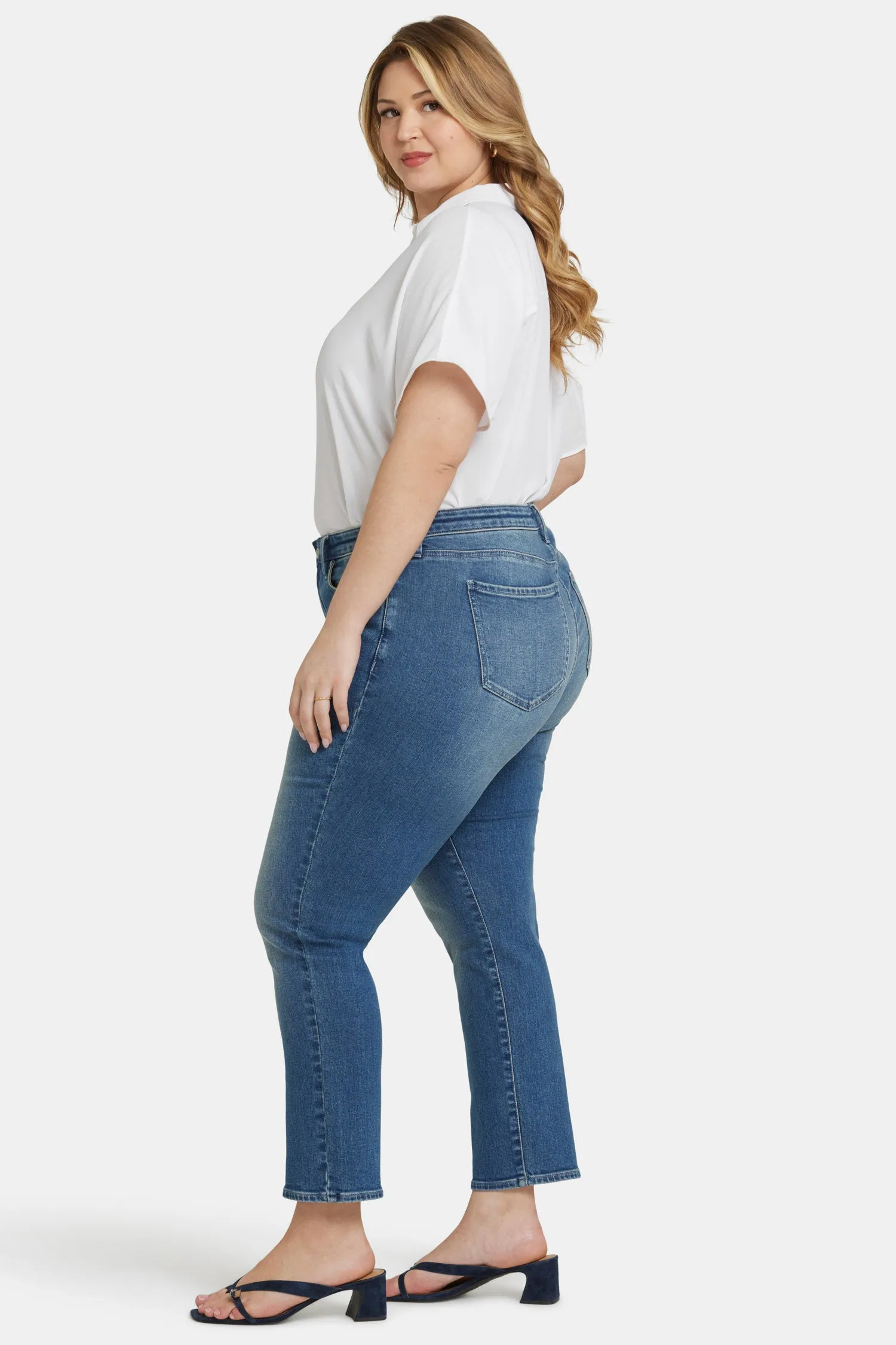 Sheri Slim Ankle Jeans In Plus Size - Clean Horizon sold by NYDJ product image thumbnail 5