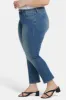 Sheri Slim Ankle Jeans In Plus Size - Clean Horizon sold by NYDJ