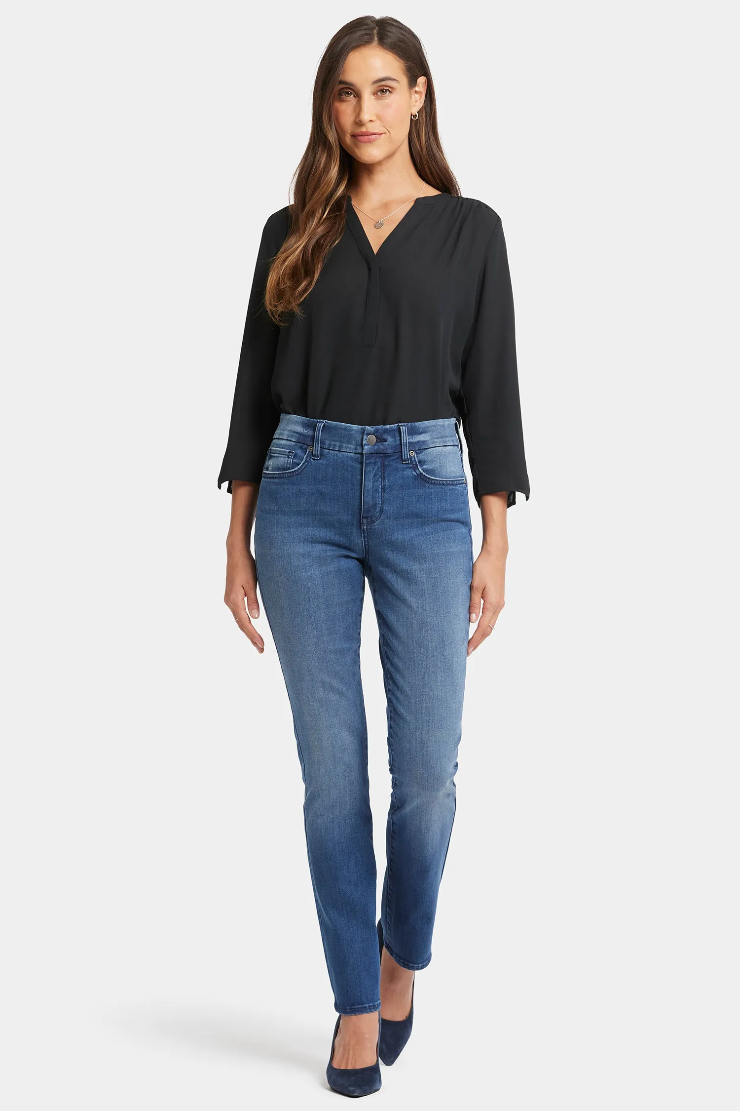 Waist-Match™ Sheri Slim Jeans In Petite - Cascade Wave sold by NYDJ