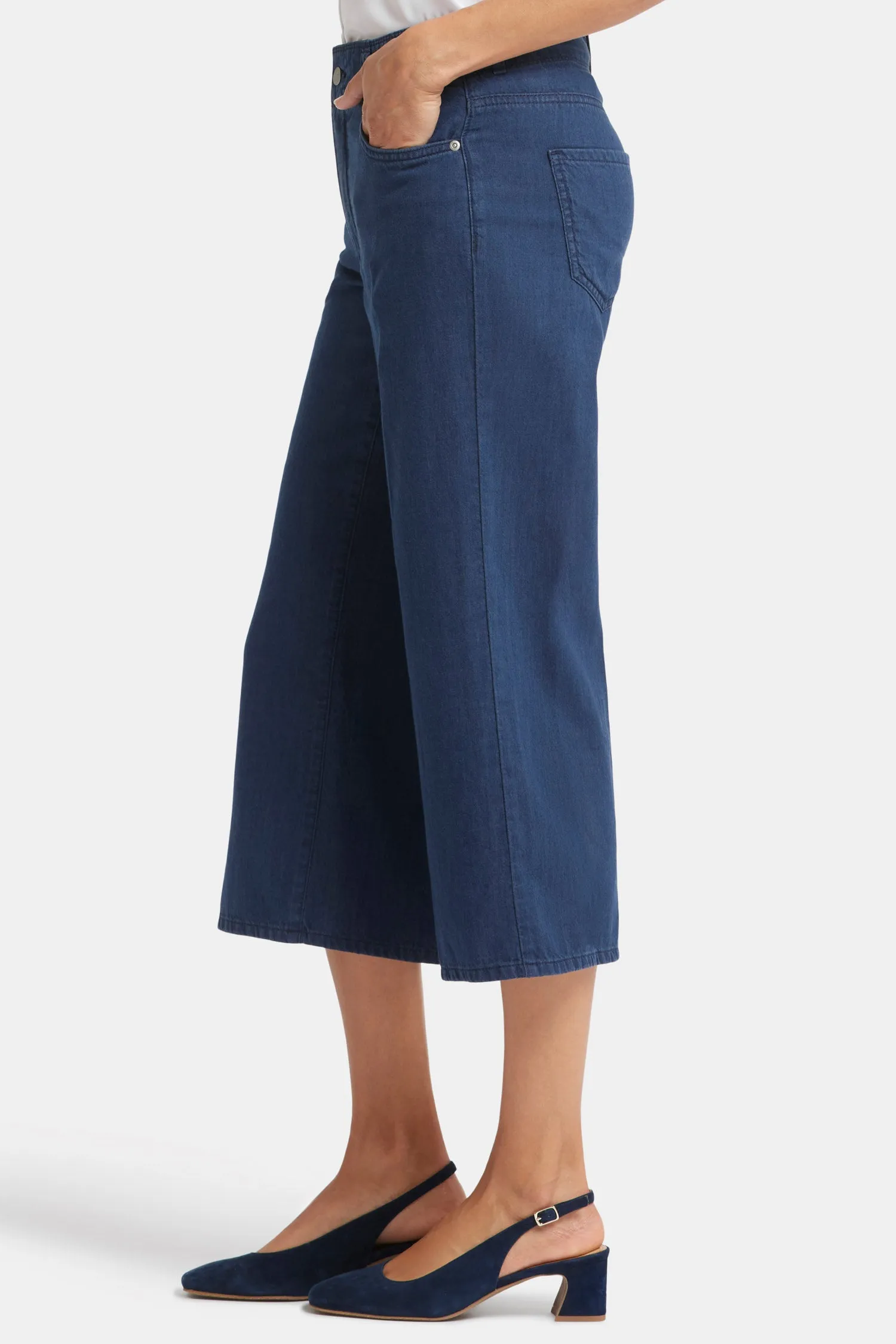 Brigitte Wide Leg Capri Jeans - Serendipity sold by NYDJ product image thumbnail 3