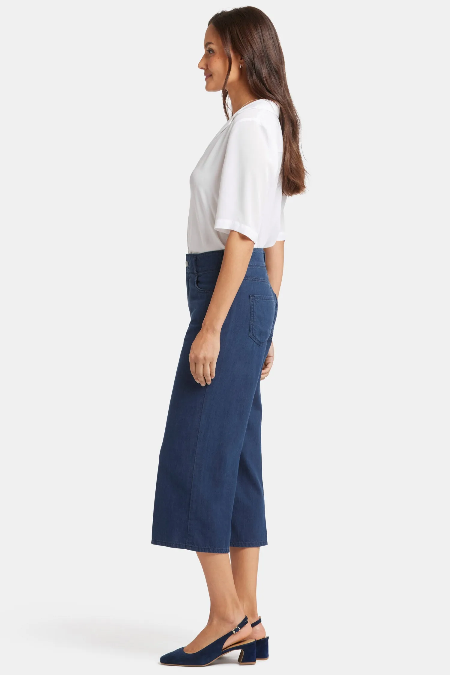 Brigitte Wide Leg Capri Jeans - Serendipity sold by NYDJ product image thumbnail 5