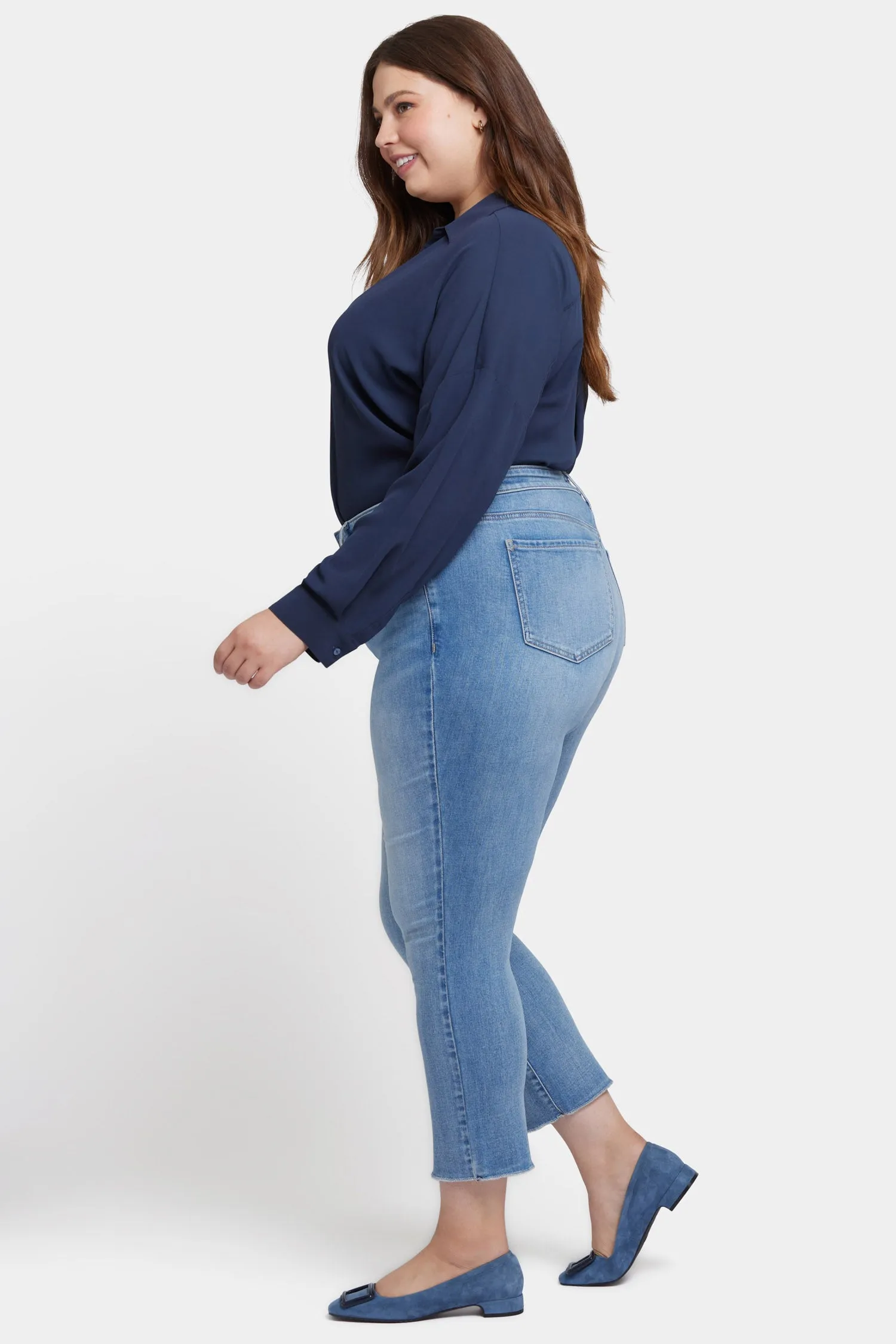 Sheri Slim Ankle Jeans In Plus Size - Blue Valley sold by NYDJ product image thumbnail 5