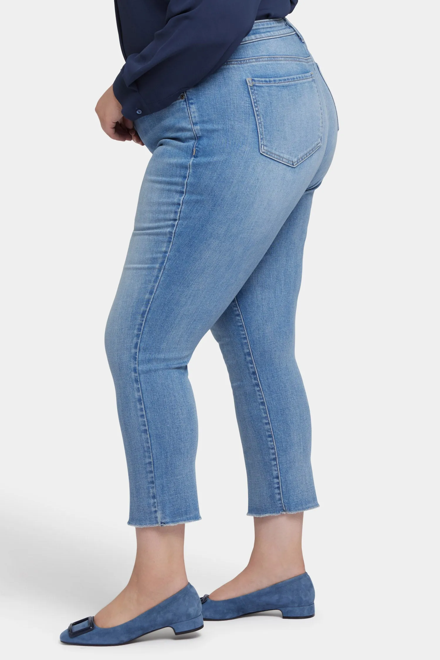 Sheri Slim Ankle Jeans In Plus Size - Blue Valley sold by NYDJ product image thumbnail 3
