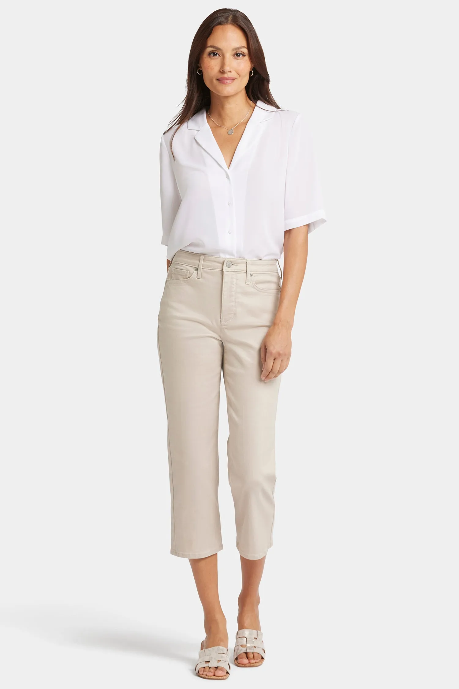 Joni Relaxed Capri Jeans - Feather sold by NYDJ product image thumbnail 4