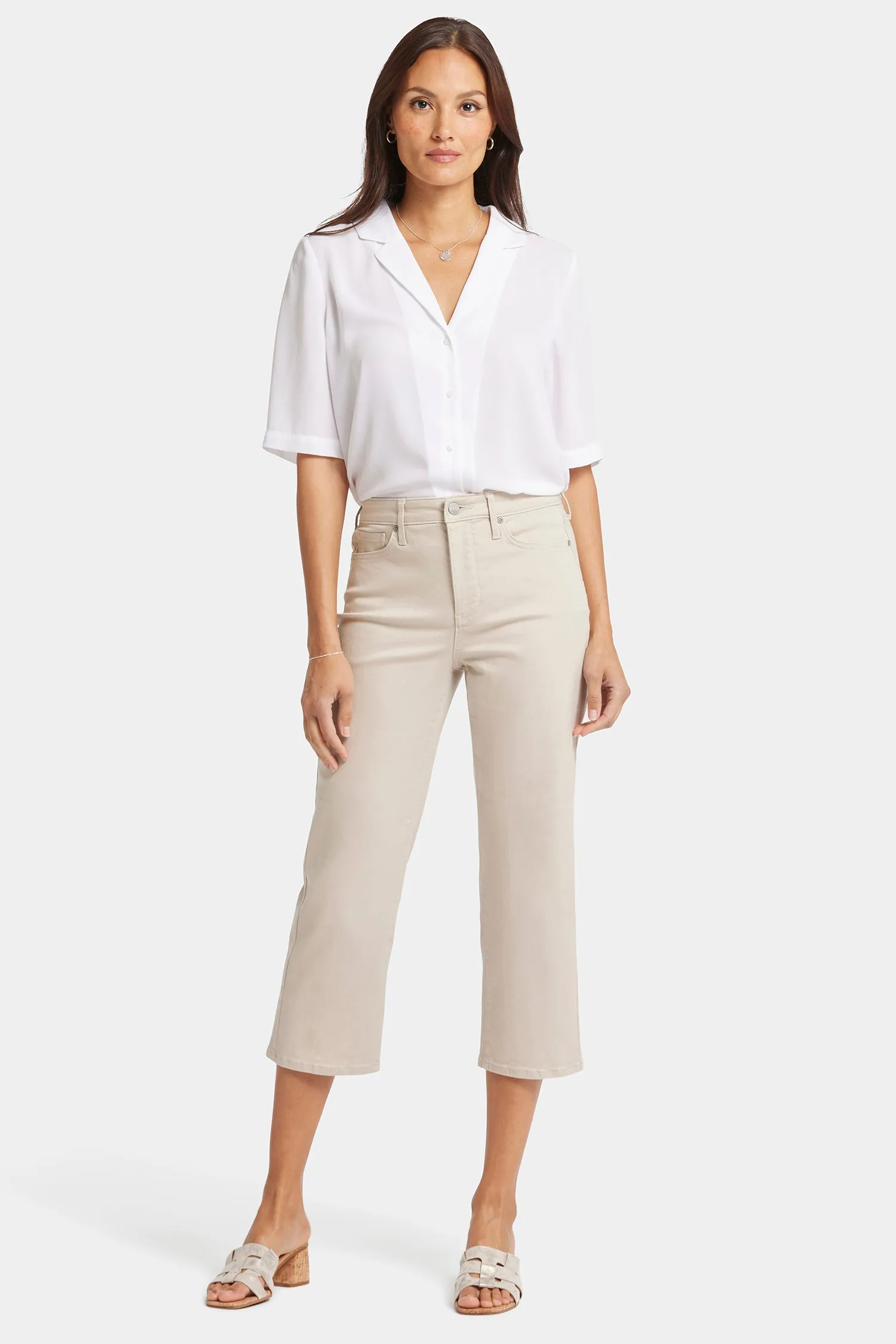 Joni Relaxed Capri Jeans - Feather sold by NYDJ