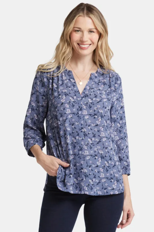 Pintuck Blouse - Dusk to Dawn sold by NYDJ