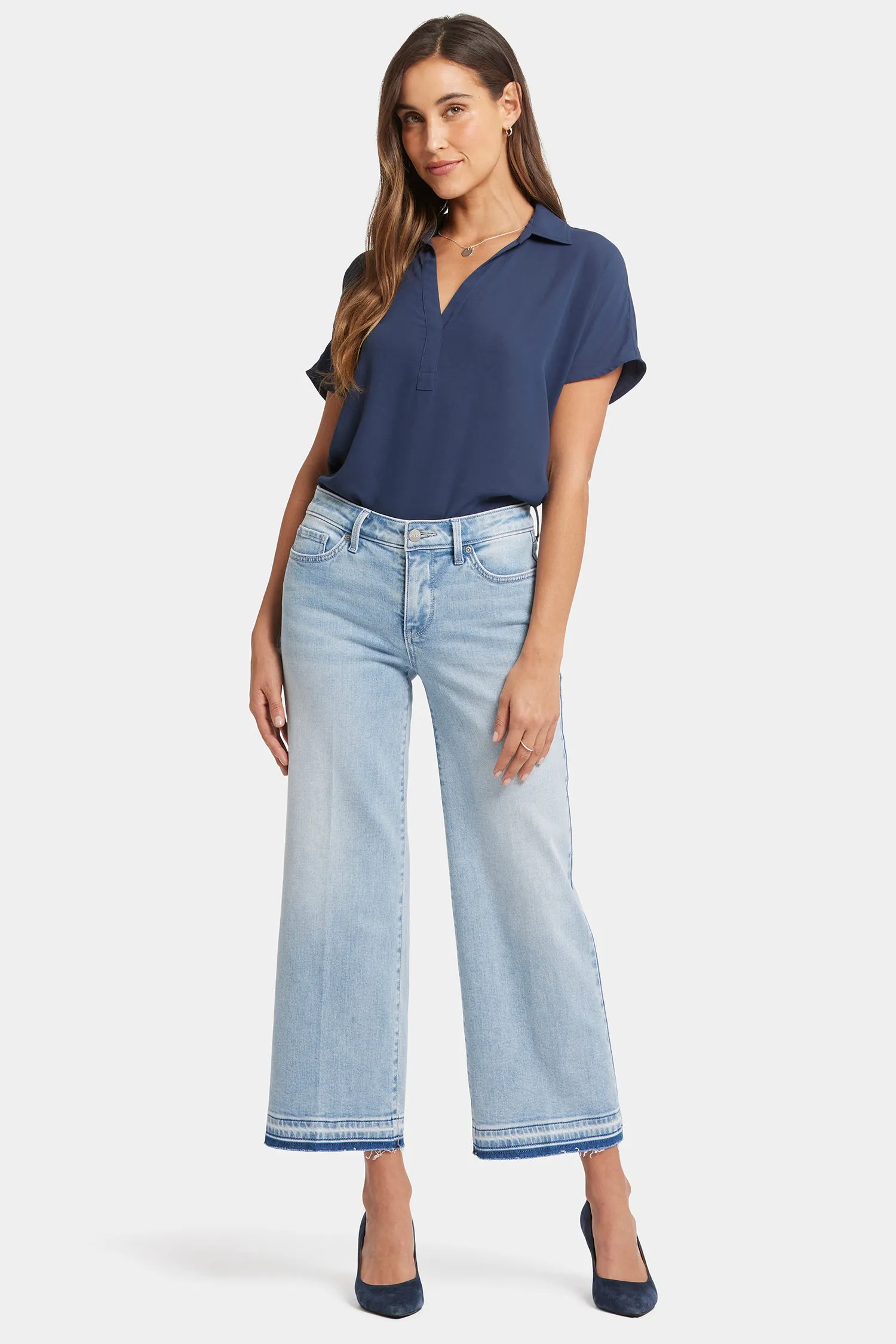 Teresa Wide Leg Ankle Jeans - Misty Ridge sold by NYDJ product image thumbnail 4