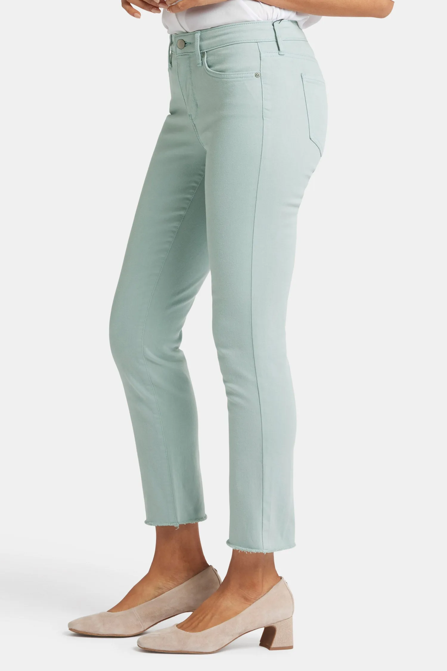 Sheri Slim Ankle Jeans - Snowpass Mint sold by NYDJ product image thumbnail 3