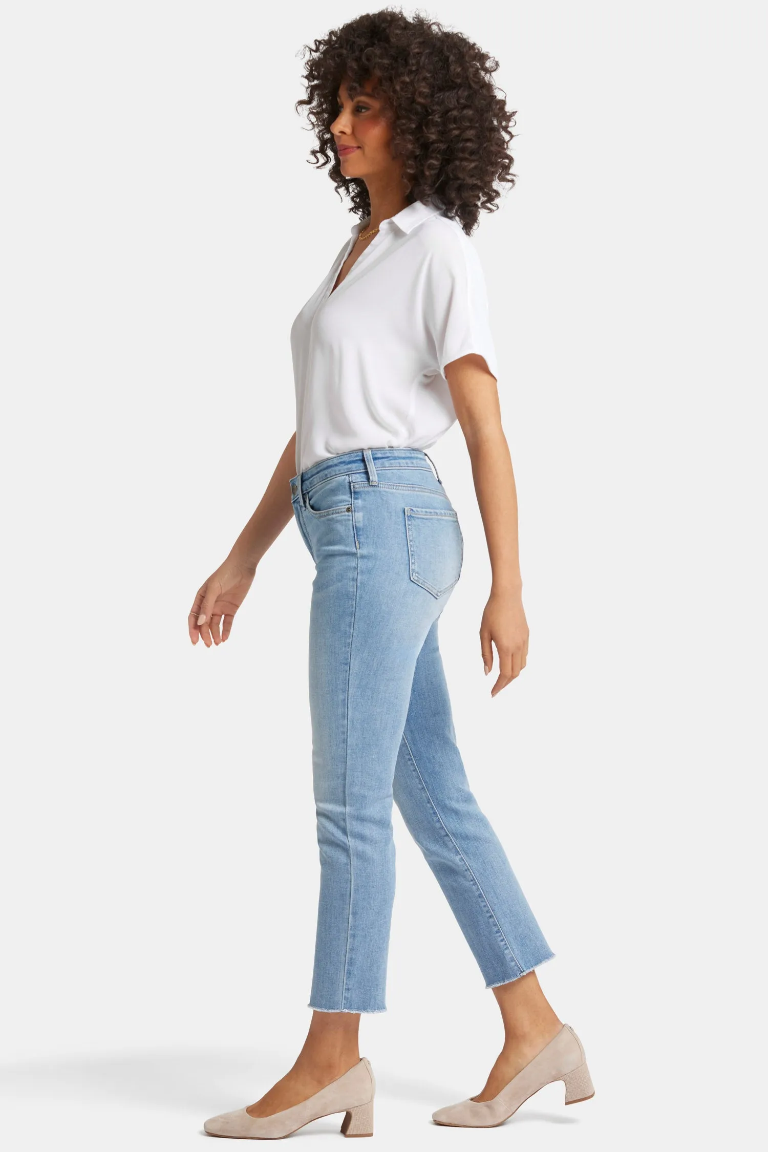 Sheri Slim Ankle Jeans - Blue Valley sold by NYDJ product image thumbnail 5