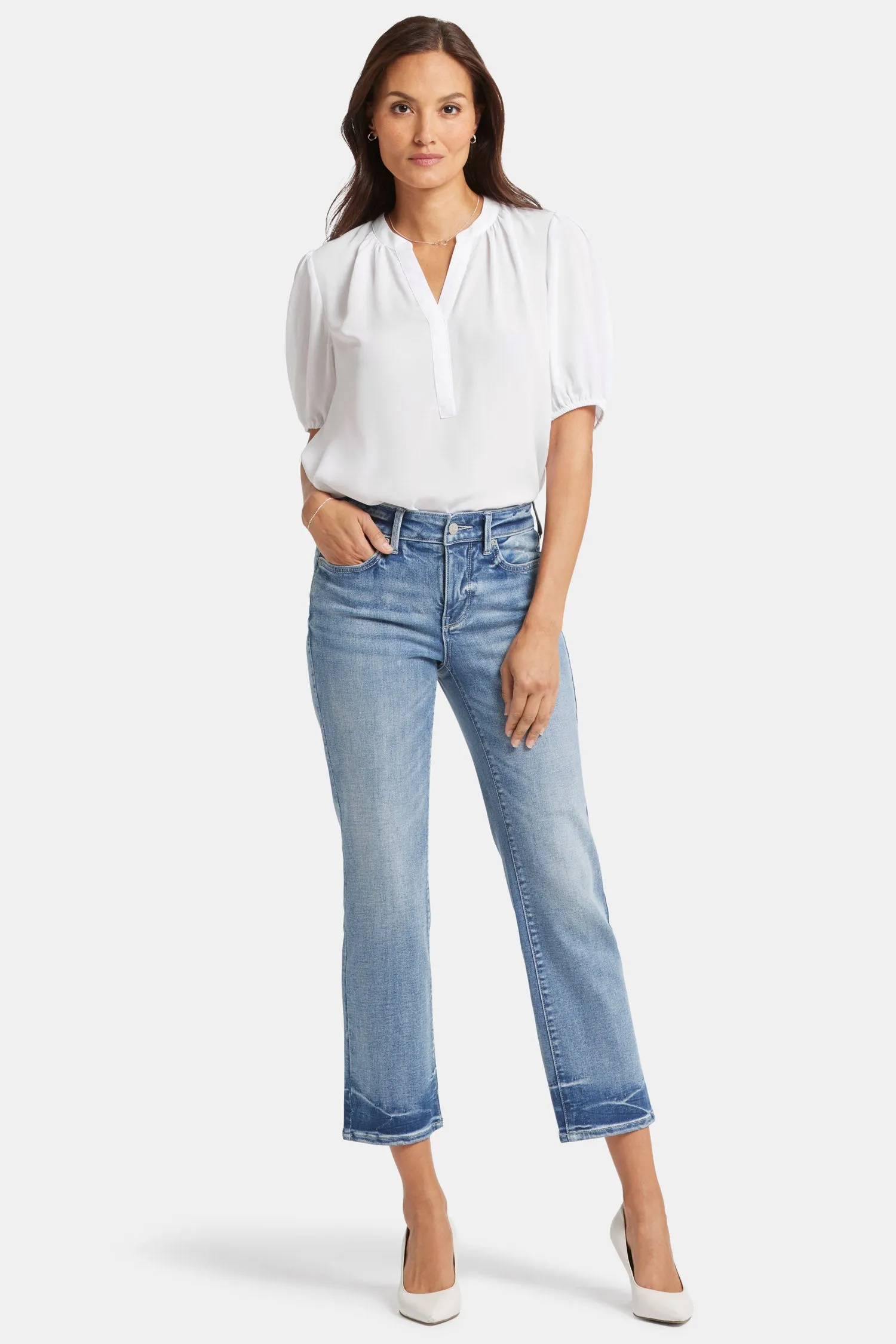 Marilyn Straight Ankle Jeans - Torrent Peak sold by NYDJ product image thumbnail 4