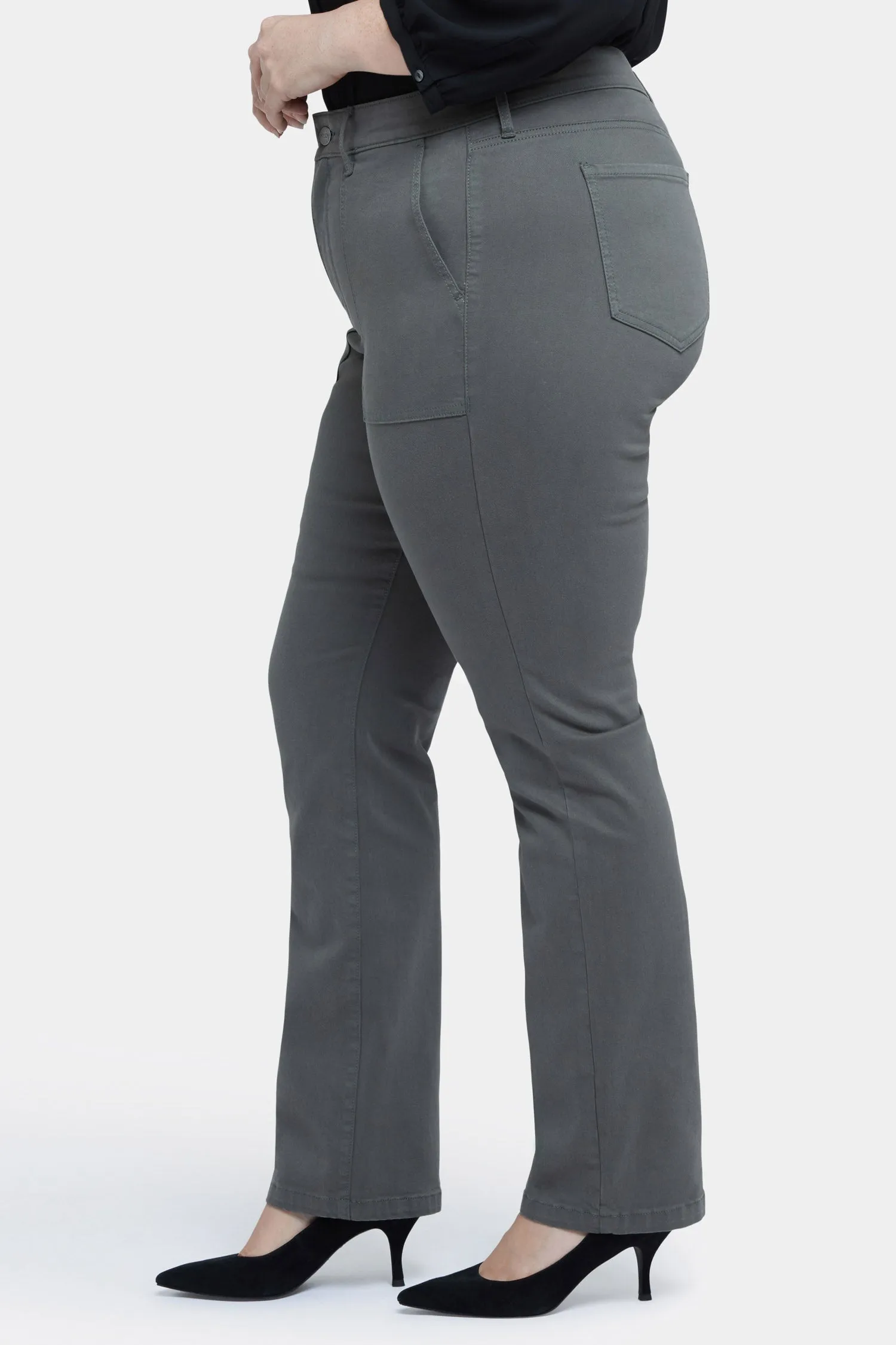 Marilyn Straight Jeans In Plus Size - Vine Leaf sold by NYDJ product image thumbnail 3