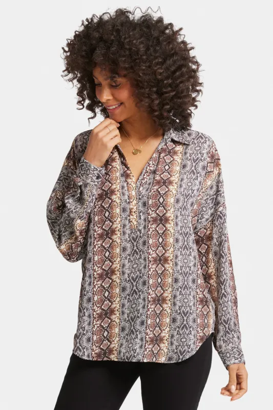 Becky Blouse In Petite - Ottavia sold by NYDJ