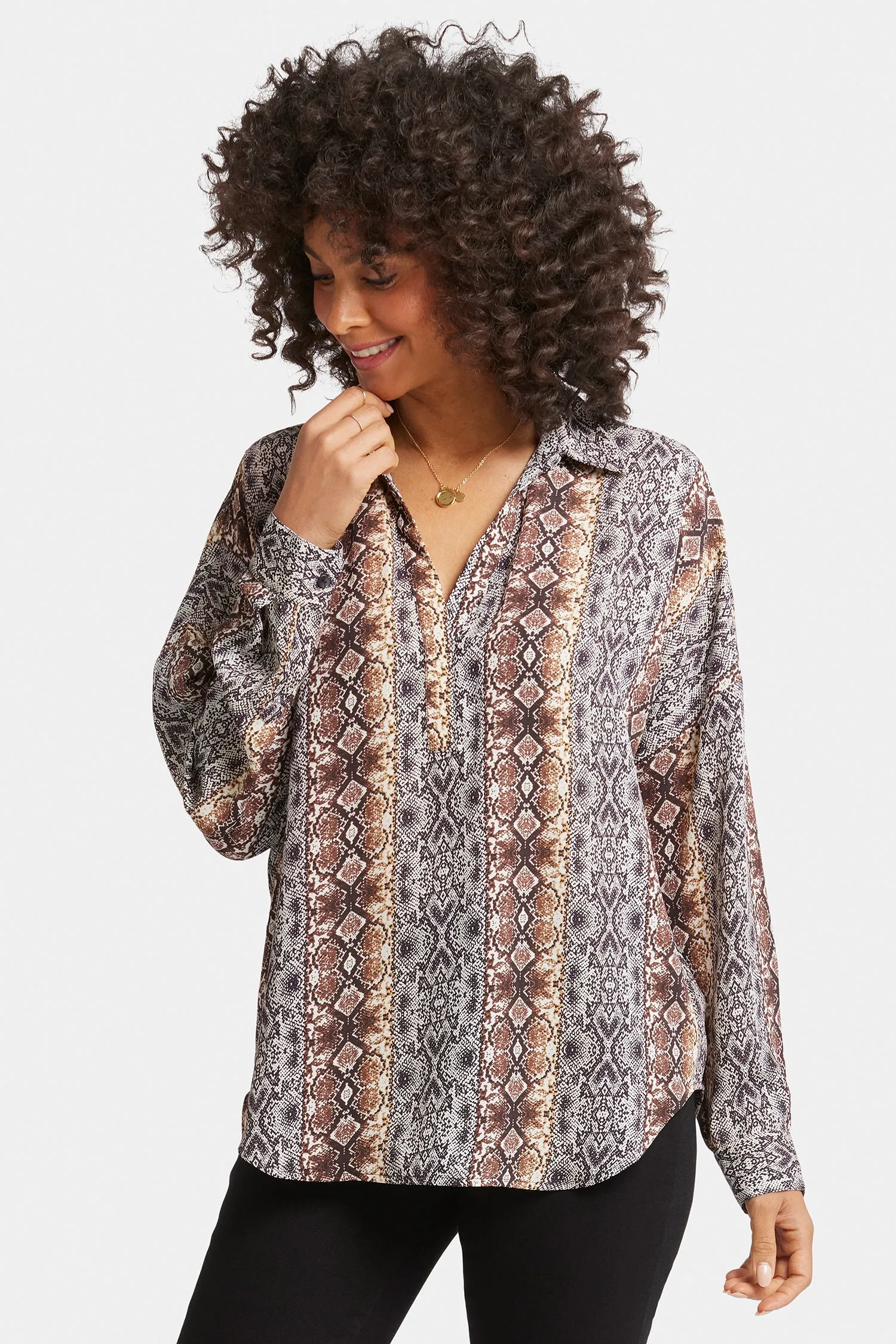 Becky Blouse In Petite - Ottavia sold by NYDJ