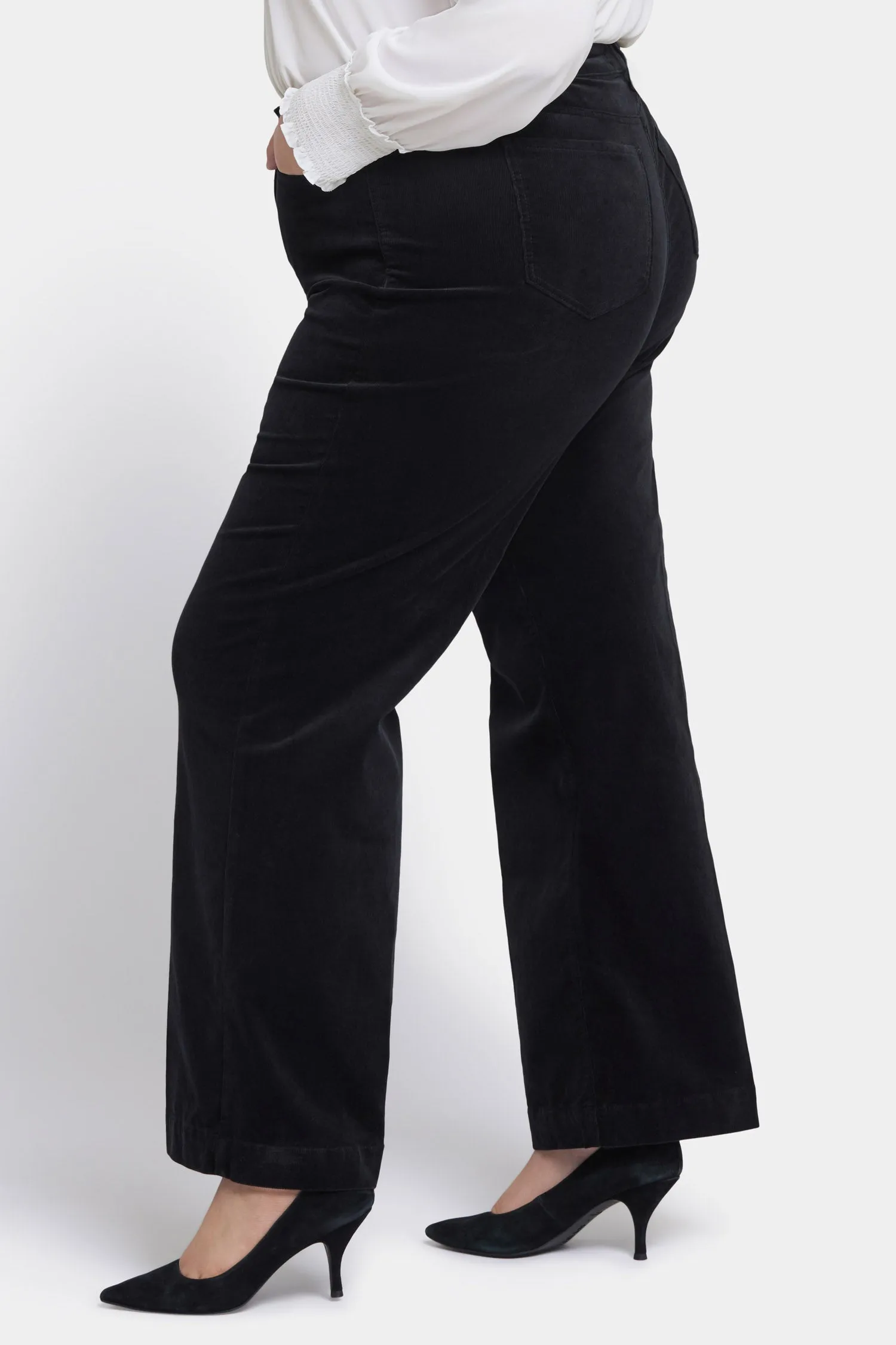 Teresa Wide Leg Pants In Plus Size - Black sold by NYDJ product image thumbnail 3