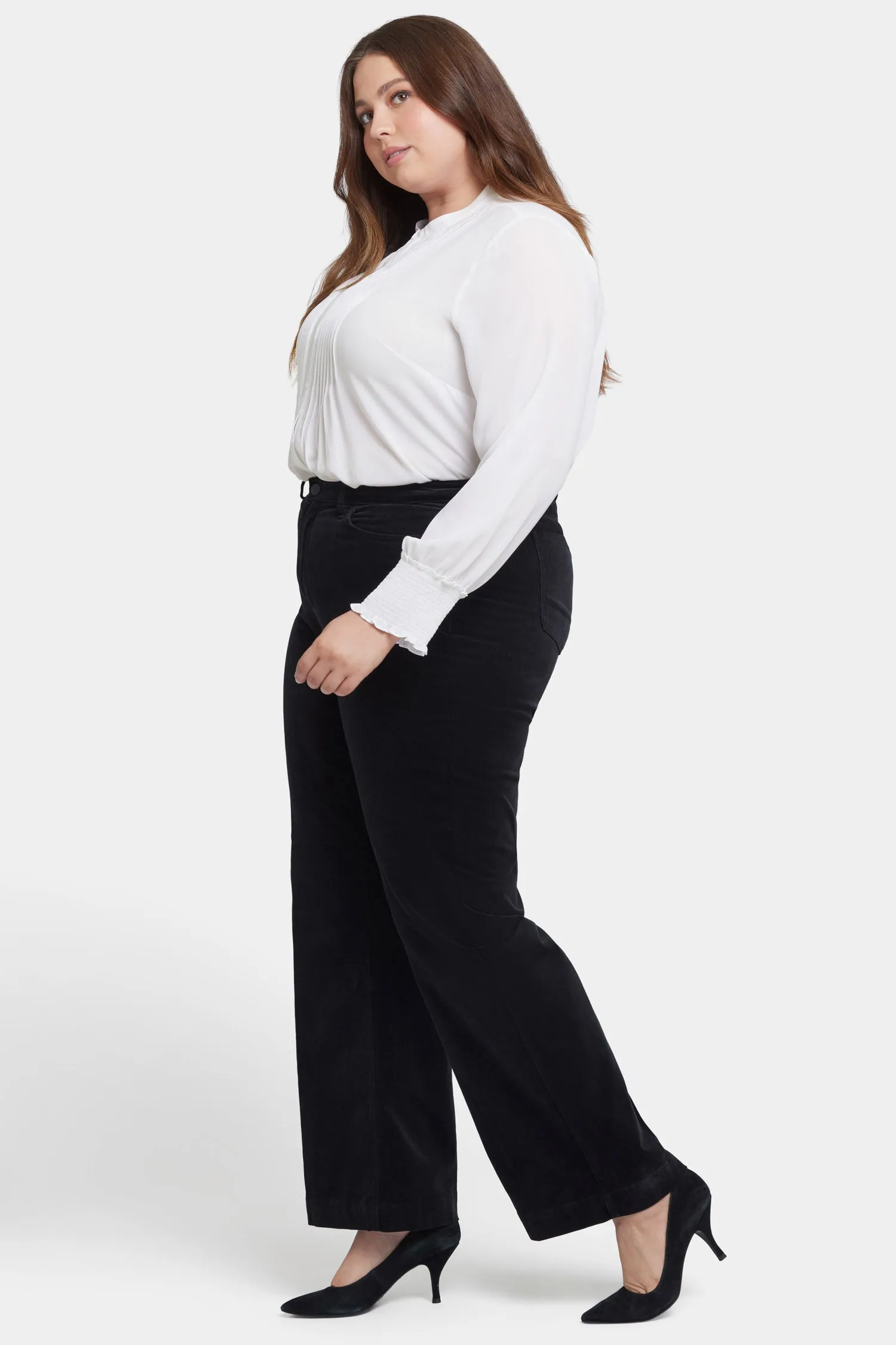 Teresa Wide Leg Pants In Plus Size - Black sold by NYDJ product image thumbnail 5