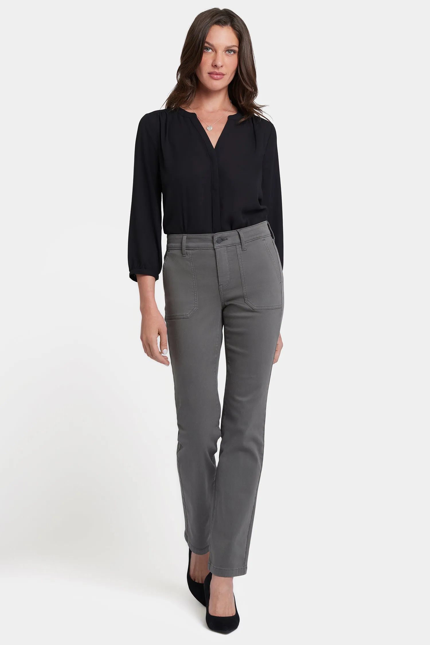 Marilyn Straight Jeans - Vine Leaf sold by NYDJ