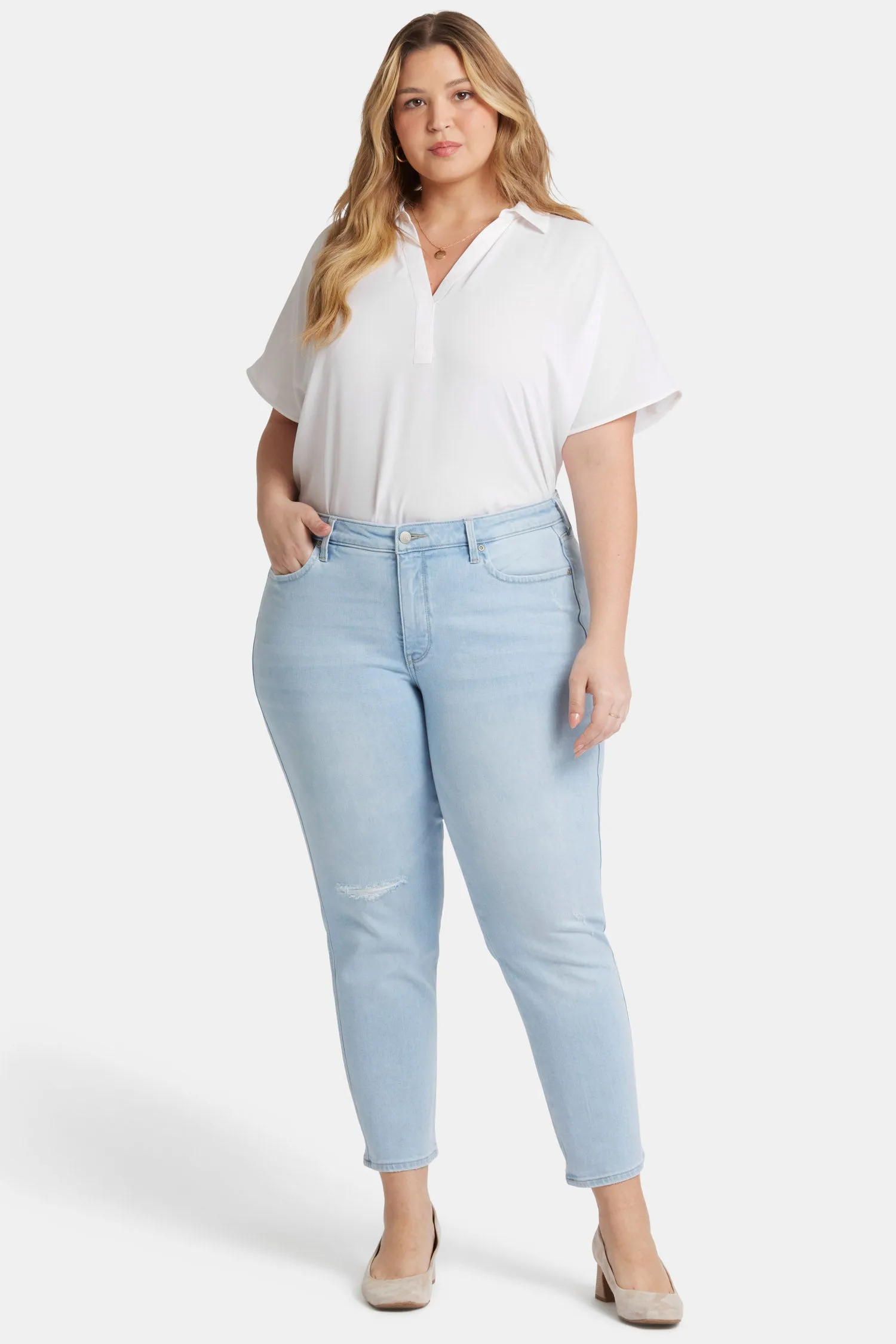 Stella Tapered Ankle Jeans In Plus Size - Estrella sold by NYDJ product image thumbnail 4
