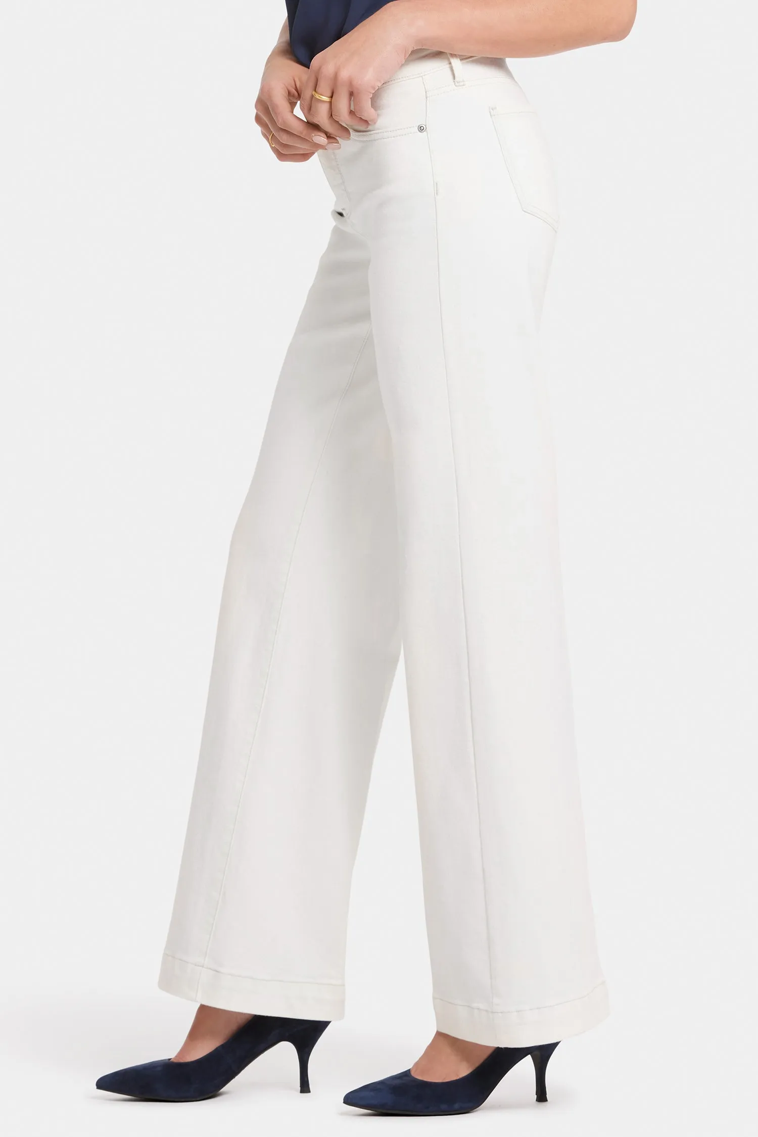 Teresa Wide Leg Jeans - Winter White sold by NYDJ product image thumbnail 3