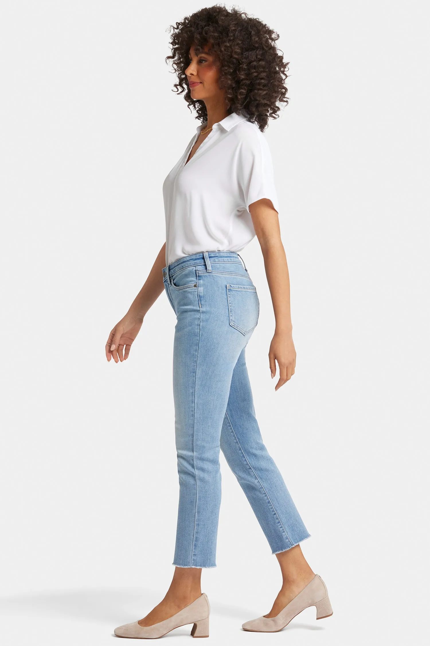 Sheri Slim Ankle Jeans In Petite - Blue Valley sold by NYDJ product image thumbnail 5