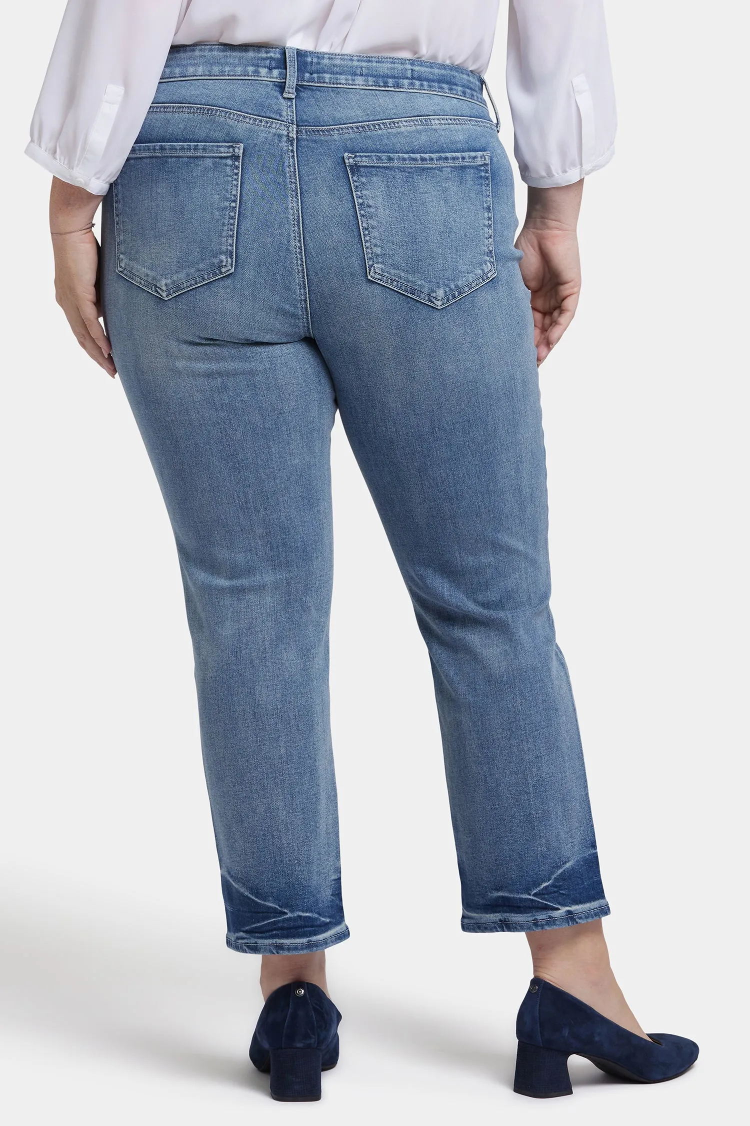Marilyn Straight Ankle Jeans In Plus Size - Torrent Peak sold by NYDJ product image thumbnail 2