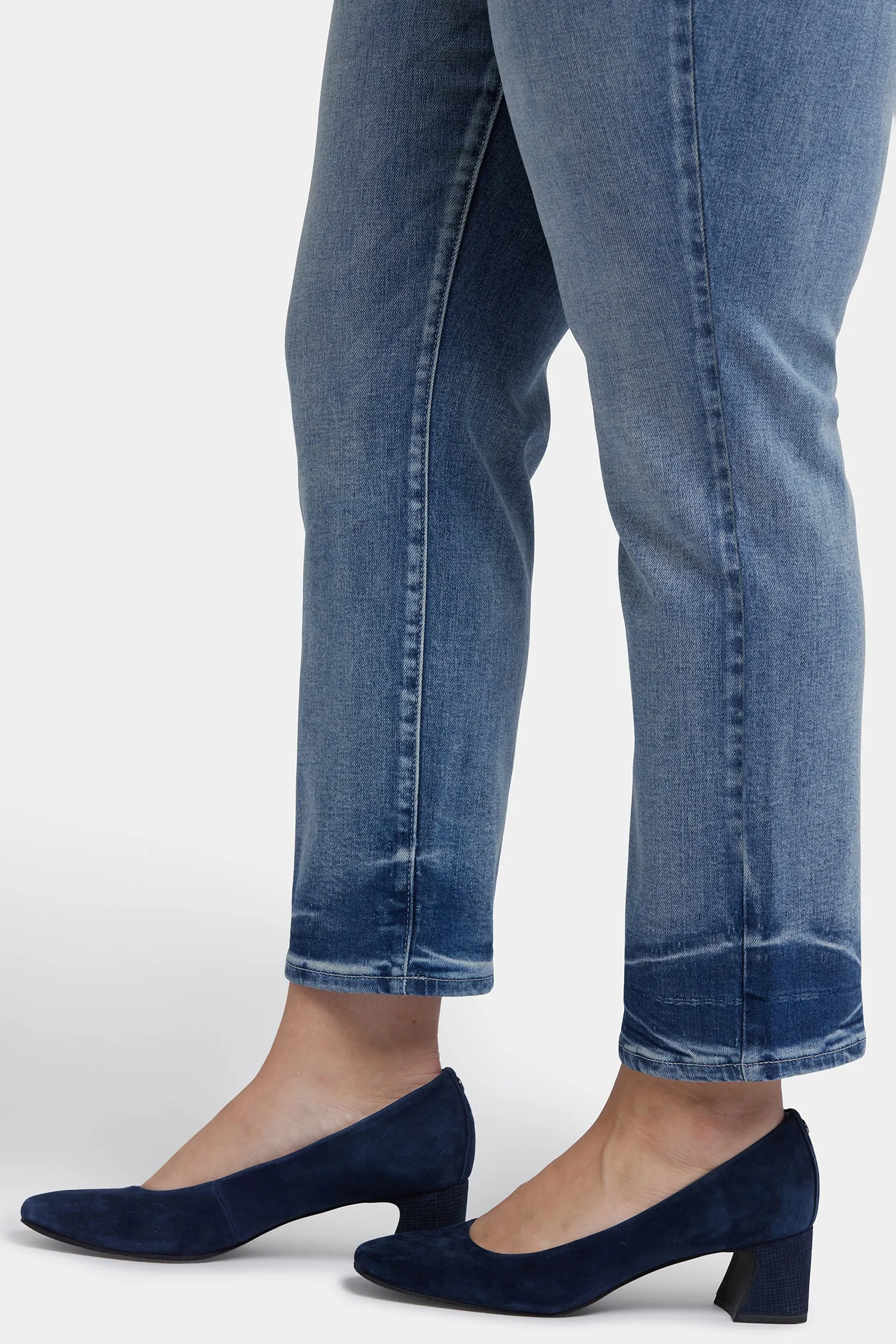 Marilyn Straight Ankle Jeans In Plus Size - Torrent Peak sold by NYDJ product image thumbnail 5