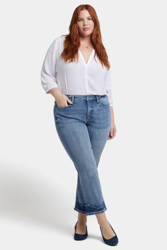 Marilyn Straight Ankle Jeans In Plus Size - Torrent Peak sold by NYDJ