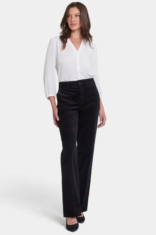 Straight Leg Trouser Pants - Black sold by NYDJ