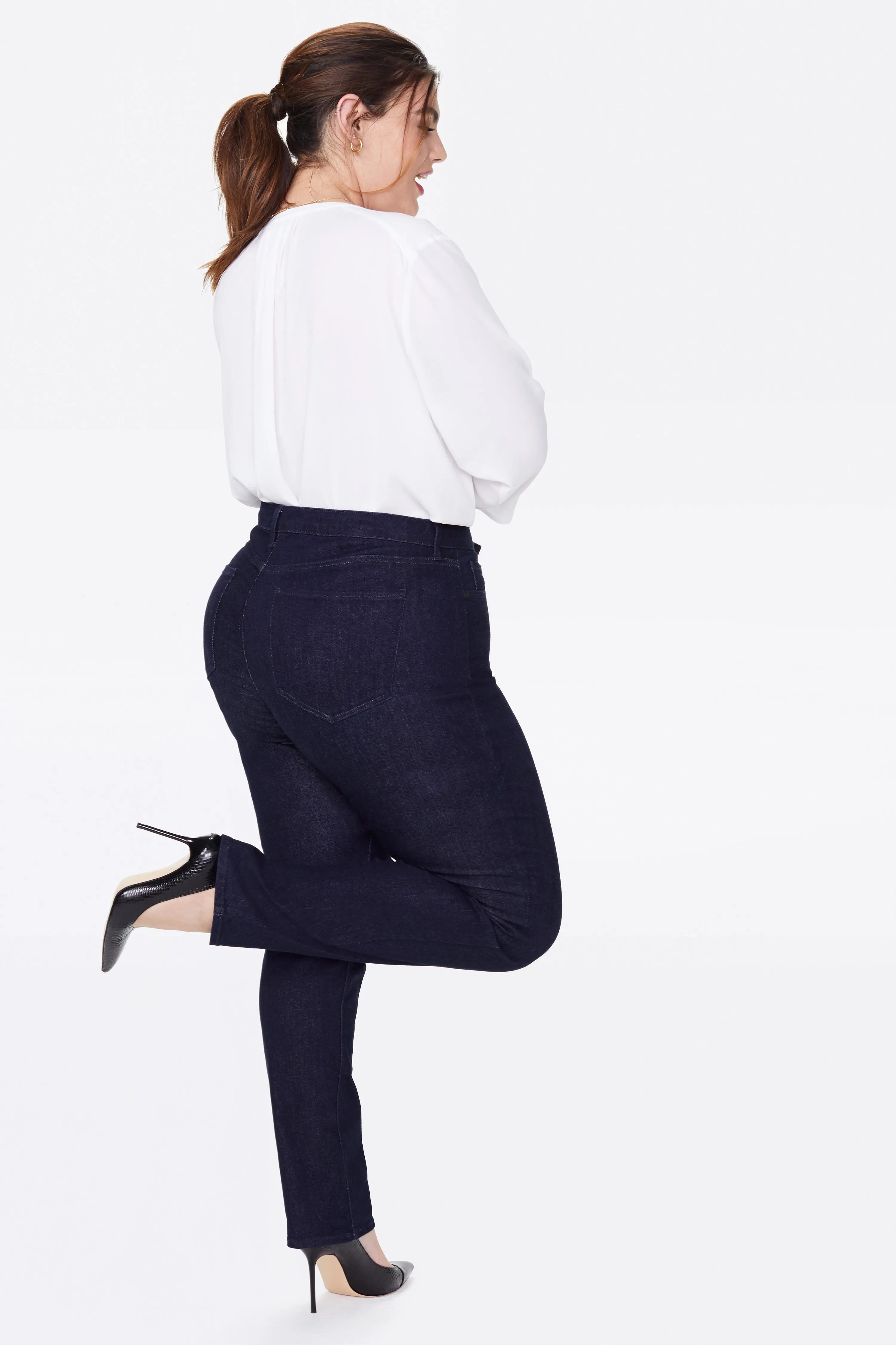 Sheri Slim Jeans In Plus Size - Rinse sold by NYDJ product image thumbnail 3