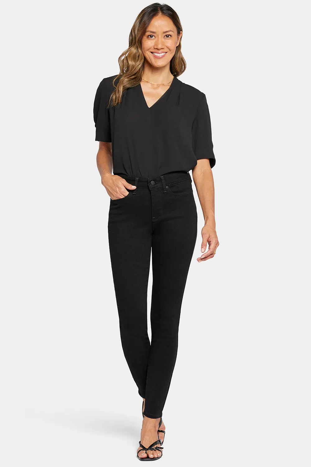 Ami Skinny Jeans In Petite - Black sold by NYDJ product image thumbnail 4
