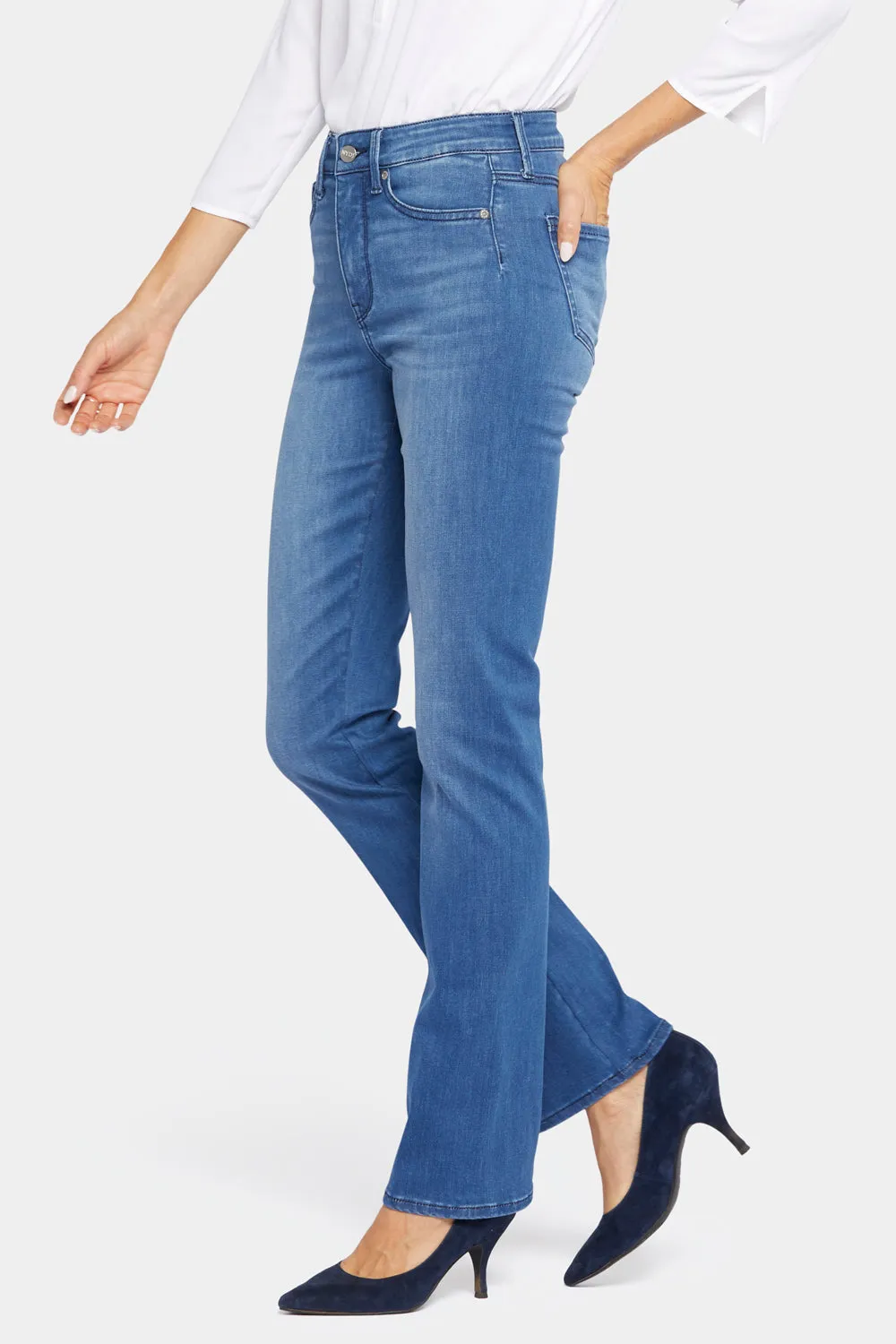 Le Silhouette Slim Bootcut Jeans - Amour sold by NYDJ product image thumbnail 3