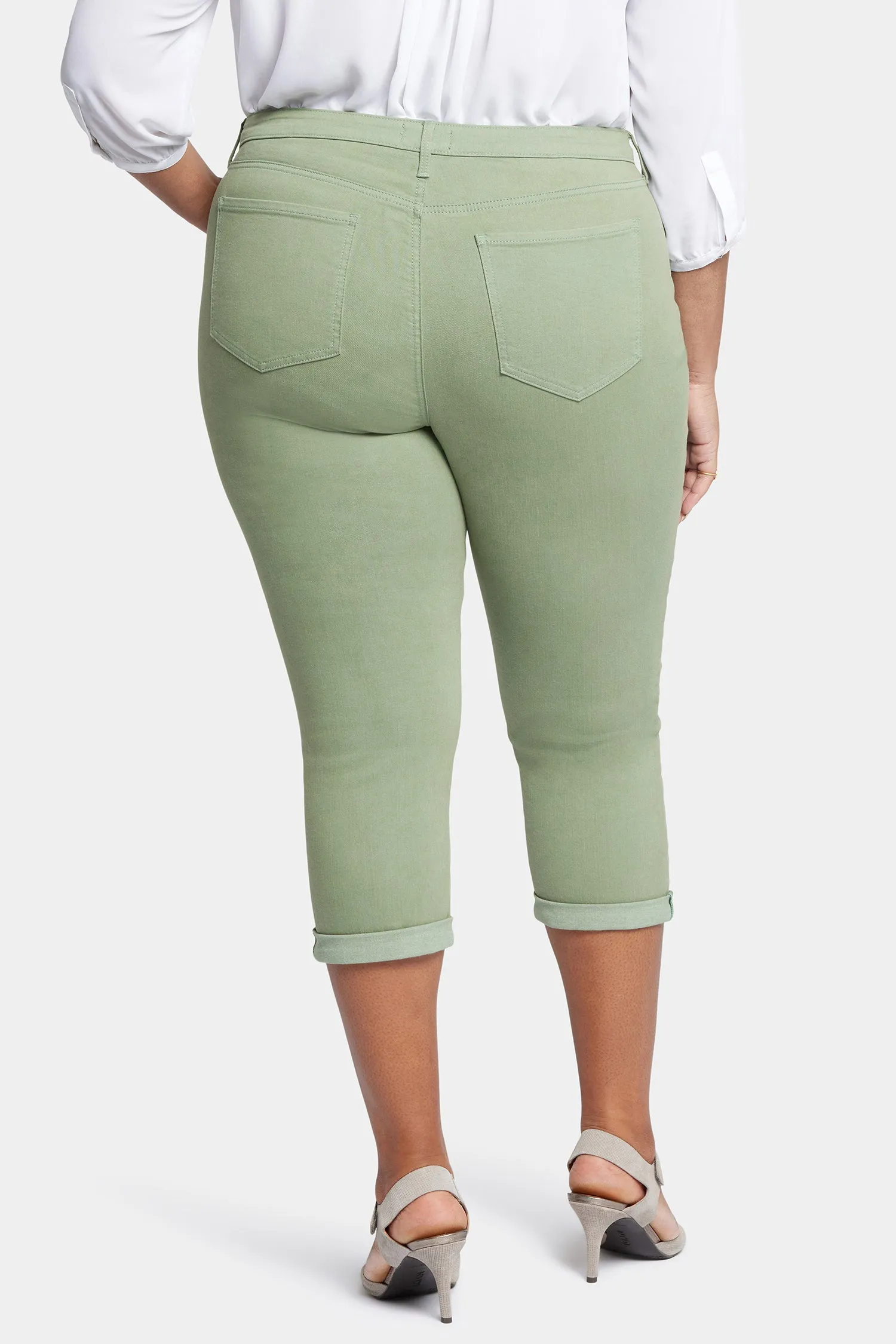Chloe Skinny Capri Jeans In Plus Size - English Ivy sold by NYDJ product image thumbnail 2
