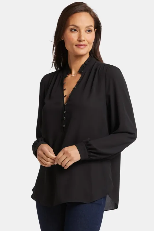 Hannah Blouse - Black sold by NYDJ
