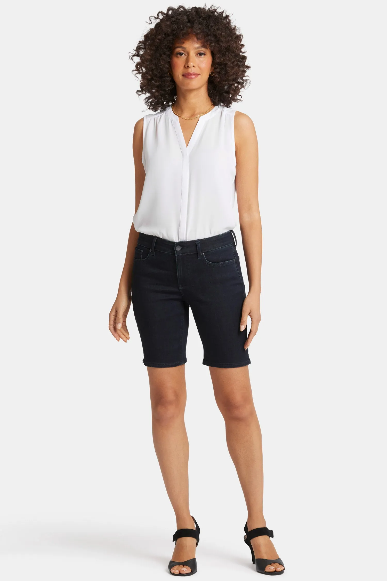 Ella Denim Shorts - Midnight Falls sold by NYDJ product image thumbnail 4