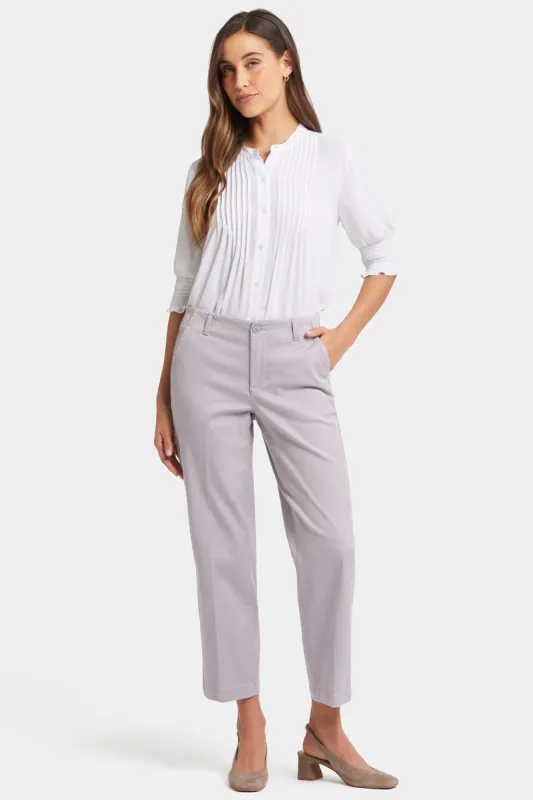 Marilyn Straight Ankle Pants - Pearl Grey sold by NYDJ
