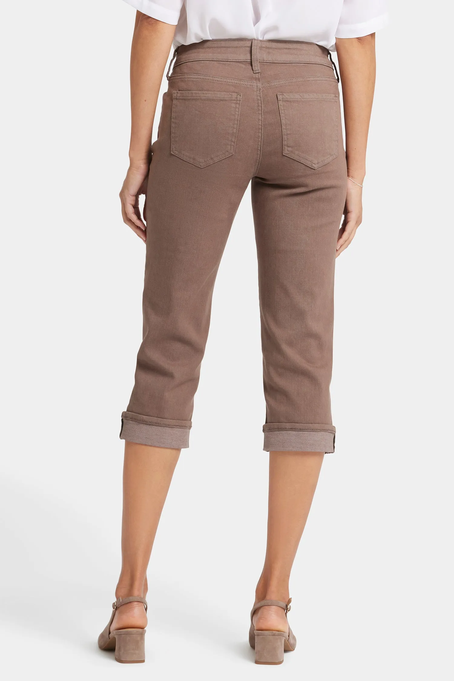 Marilyn Straight Crop Jeans - Dark Wood sold by NYDJ product image thumbnail 2