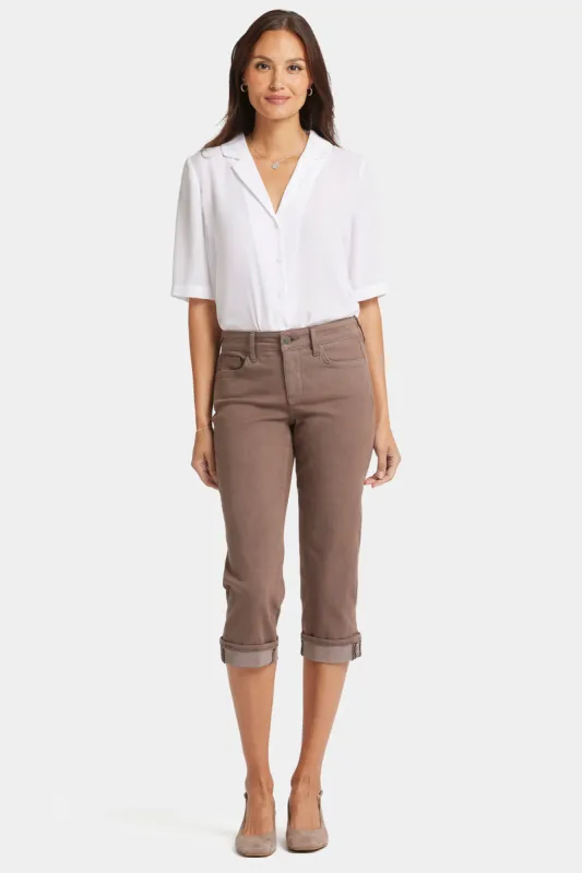 Marilyn Straight Crop Jeans  - Dark Wood sold by NYDJ
