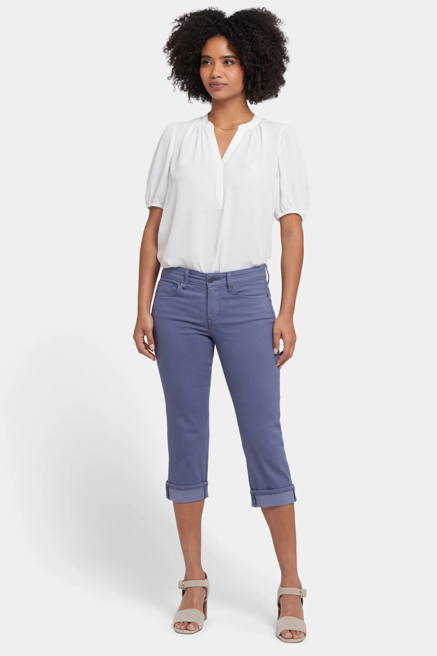 Marilyn Straight Crop Jeans - Cascade Lake sold by NYDJ