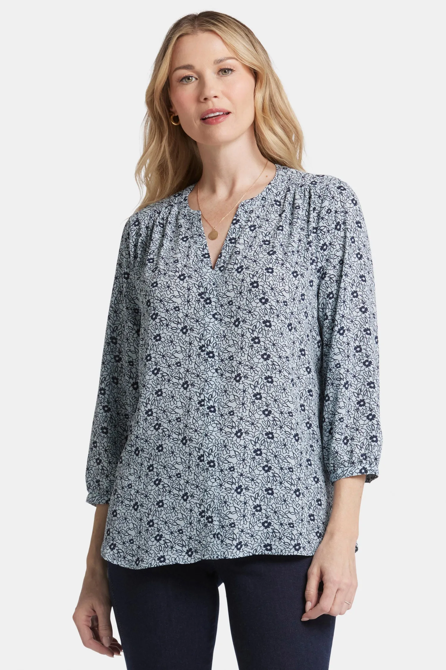 Pintuck Blouse - Cora Creek sold by NYDJ product image thumbnail 4