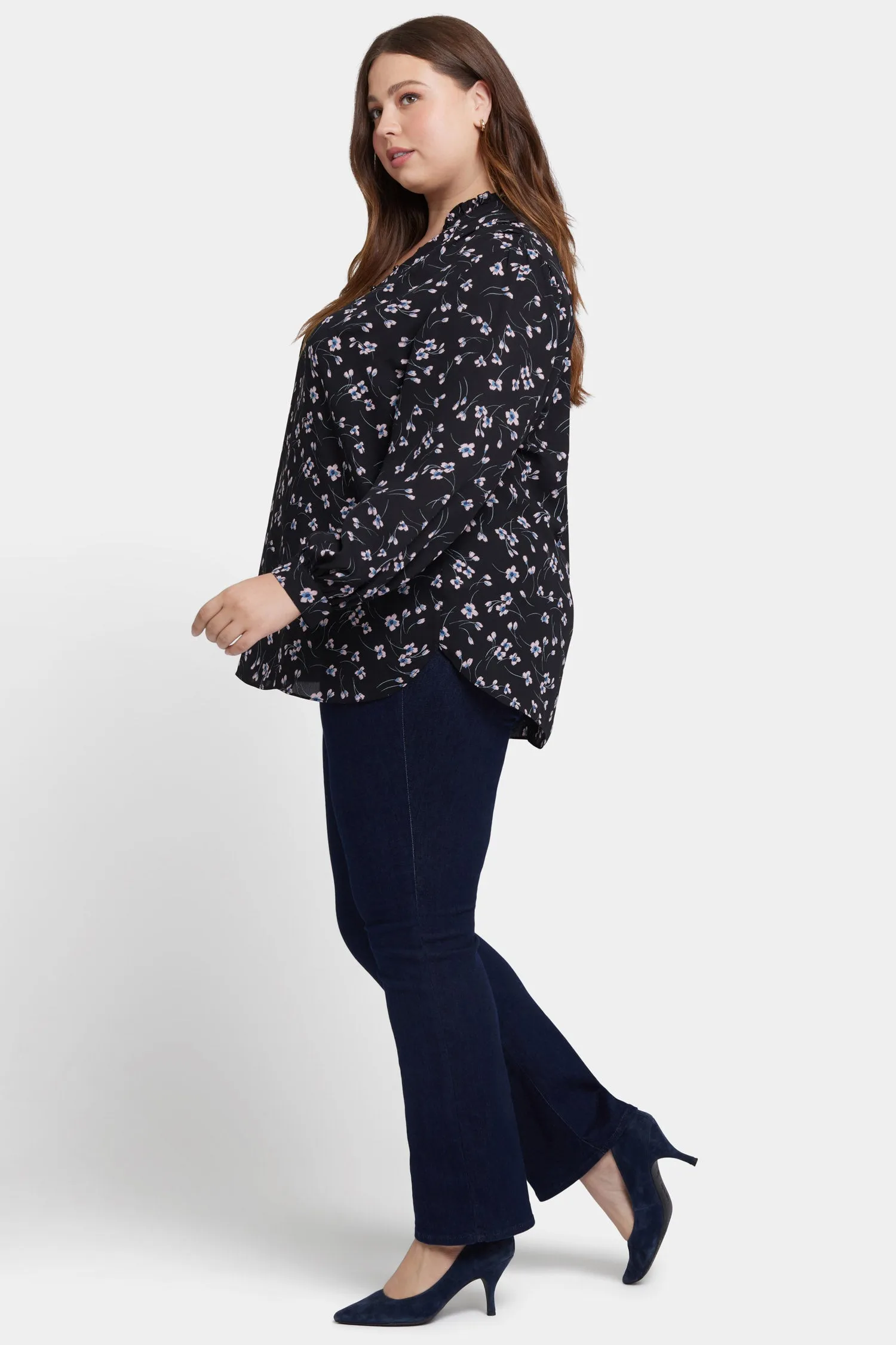 Hannah Blouse In Plus Size - Cascade Petals sold by NYDJ product image thumbnail 3
