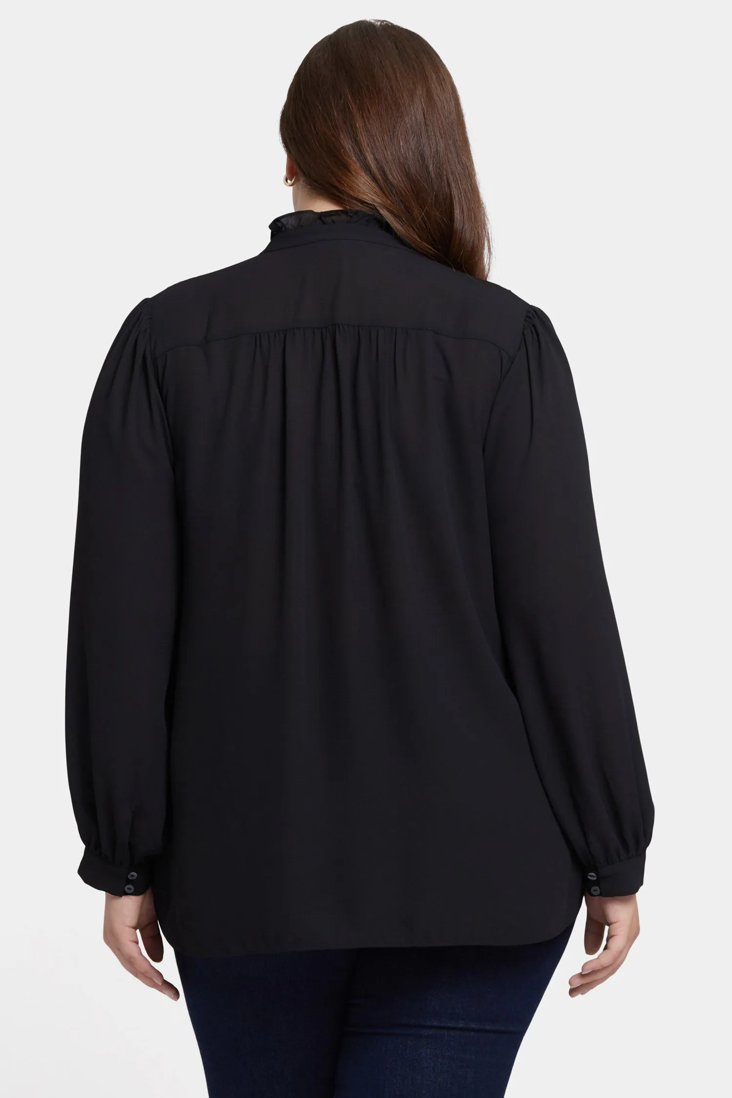 Hannah Blouse In Plus Size - Black sold by NYDJ product image thumbnail 2