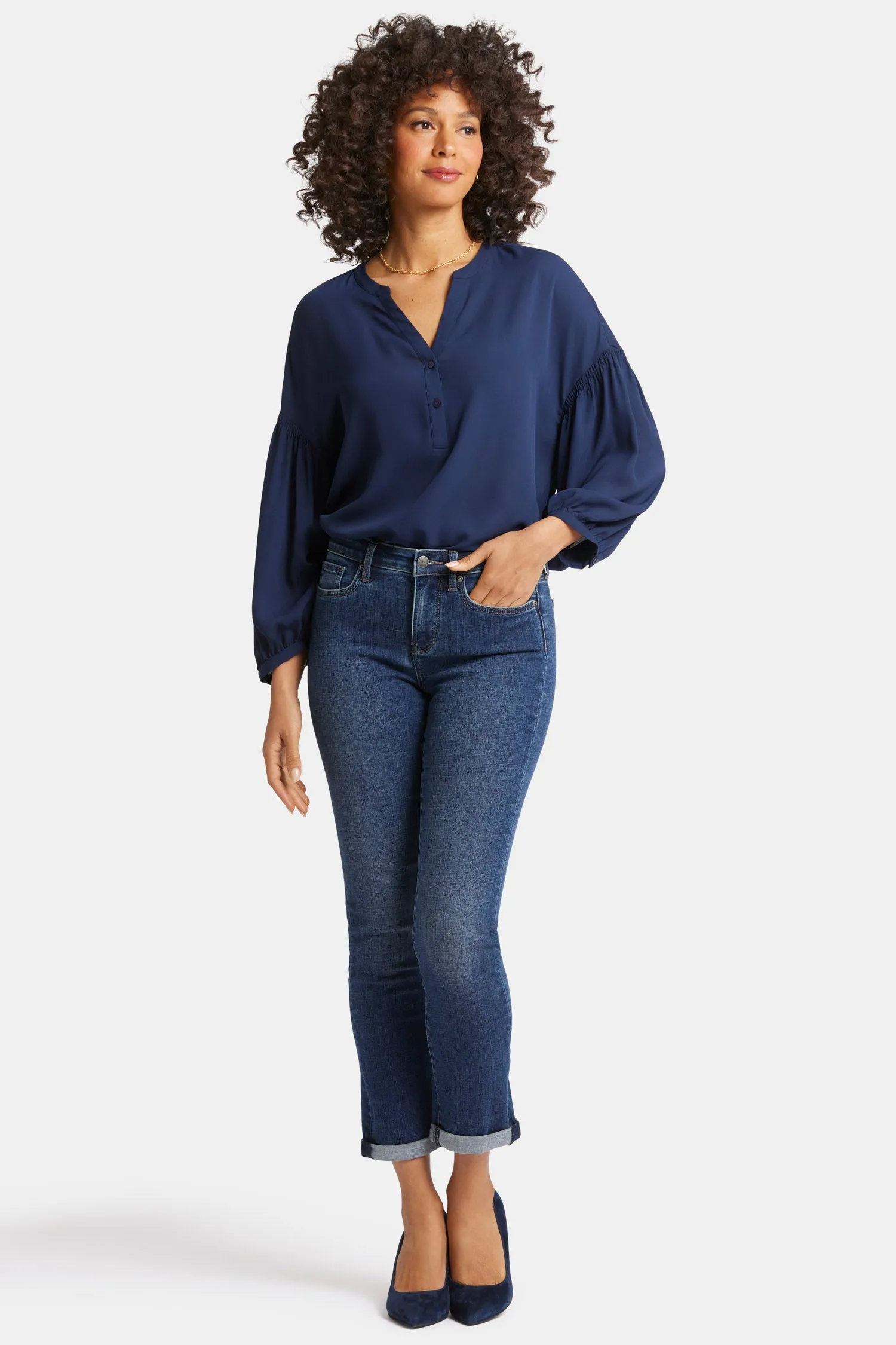 Sheri Slim Ankle Jeans - Wellspring sold by NYDJ product image thumbnail 4