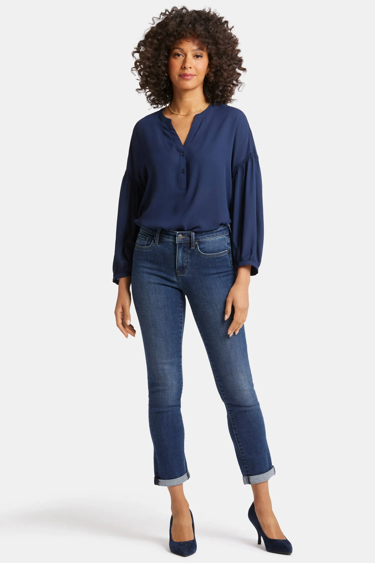 Sheri Slim Ankle Jeans - Wellspring sold by NYDJ