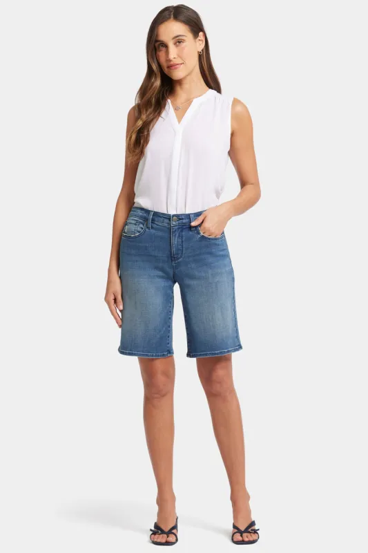 Lilly Boyfriend Denim Shorts - Cascade Wave sold by NYDJ