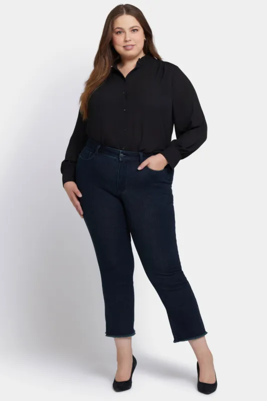 Marilyn Straight Ankle Jeans In Plus Size - Midnight Falls sold by NYDJ