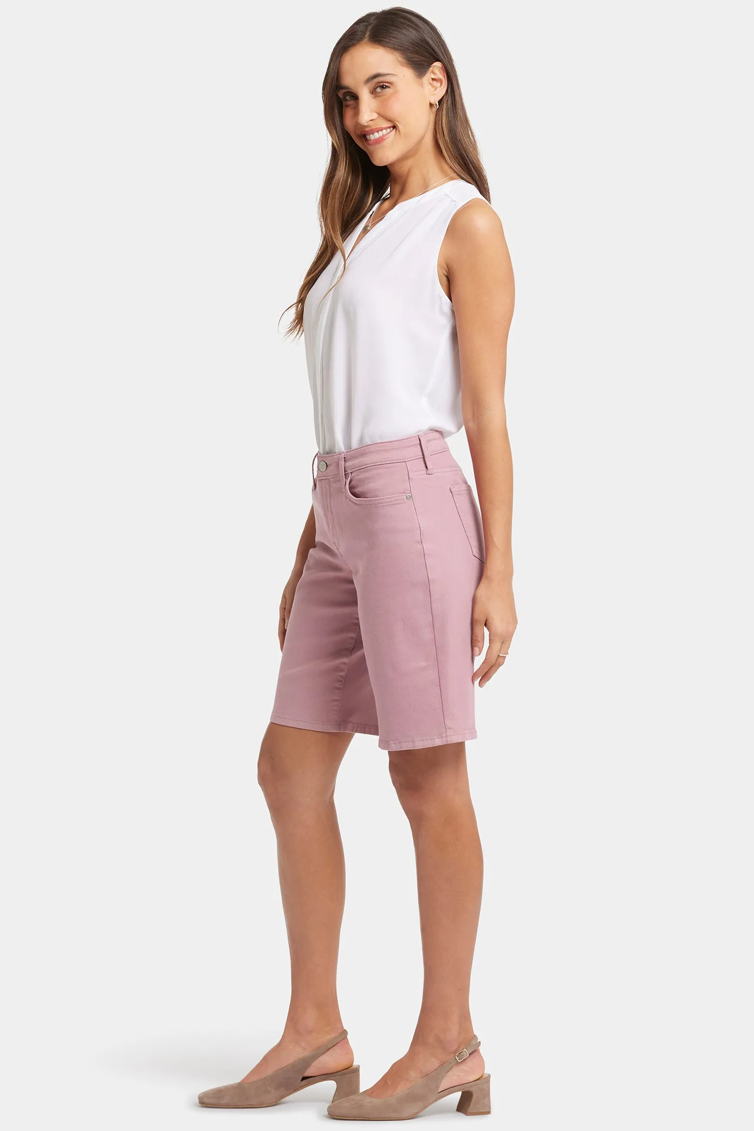 Lilly Boyfriend Denim Shorts - Fairy Falls sold by NYDJ product image thumbnail 5