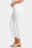 Marilyn Straight Ankle Jeans - Optic White sold by NYDJ
