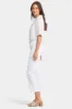 Marilyn Straight Ankle Jeans - Optic White sold by NYDJ