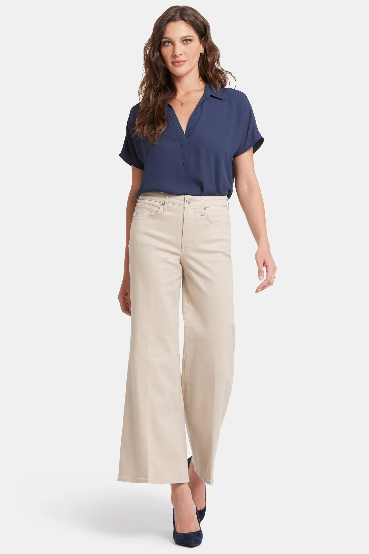 Mia Palazzo Ankle Jeans - Feather sold by NYDJ product image thumbnail 4